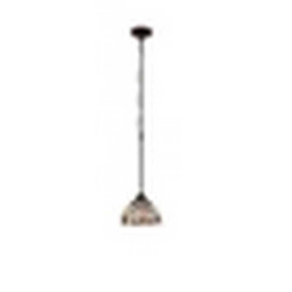 CHLOE Lighting GRENVILLE Victorian-Style Dark Bronze 1 Light Ceiling Mini Pendant 8’’ Wide CHL-CH3T381VB08-DP1