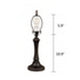 CHLOE Lighting GRENVILLE Victorian-Style Dark Bronze 1 Light Table Lamp 12’’ Wide CHL-CH3T381VB12-TL1
