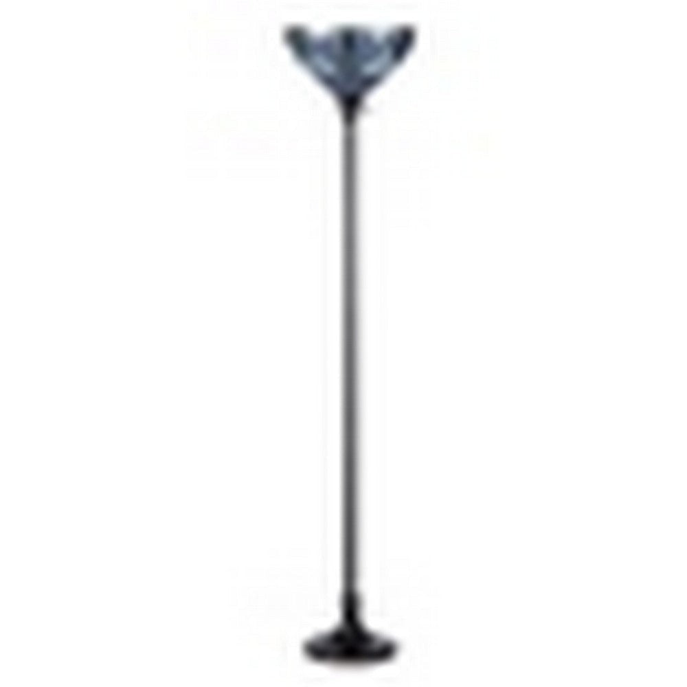CHLOE Lighting ’GRENVILLE’ Tiffany-style Victorian 1 Light Torchiere Floor Lamp 14’’ Shade CHL-CH3T381VB14-TF1