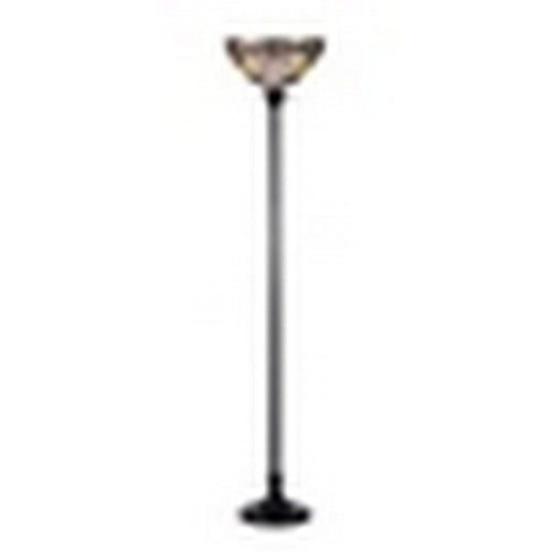 CHLOE Lighting "GRENVILLE" Tiffany-style Victorian 1 Light Torchiere Floor Lamp 14" Shade