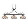 CHLOE Lighting GRENVILLE Victorian-Style Dark Bronze 3 Light Island Pendant 47’’ Wide CHL-CH3T381VB47-IL3