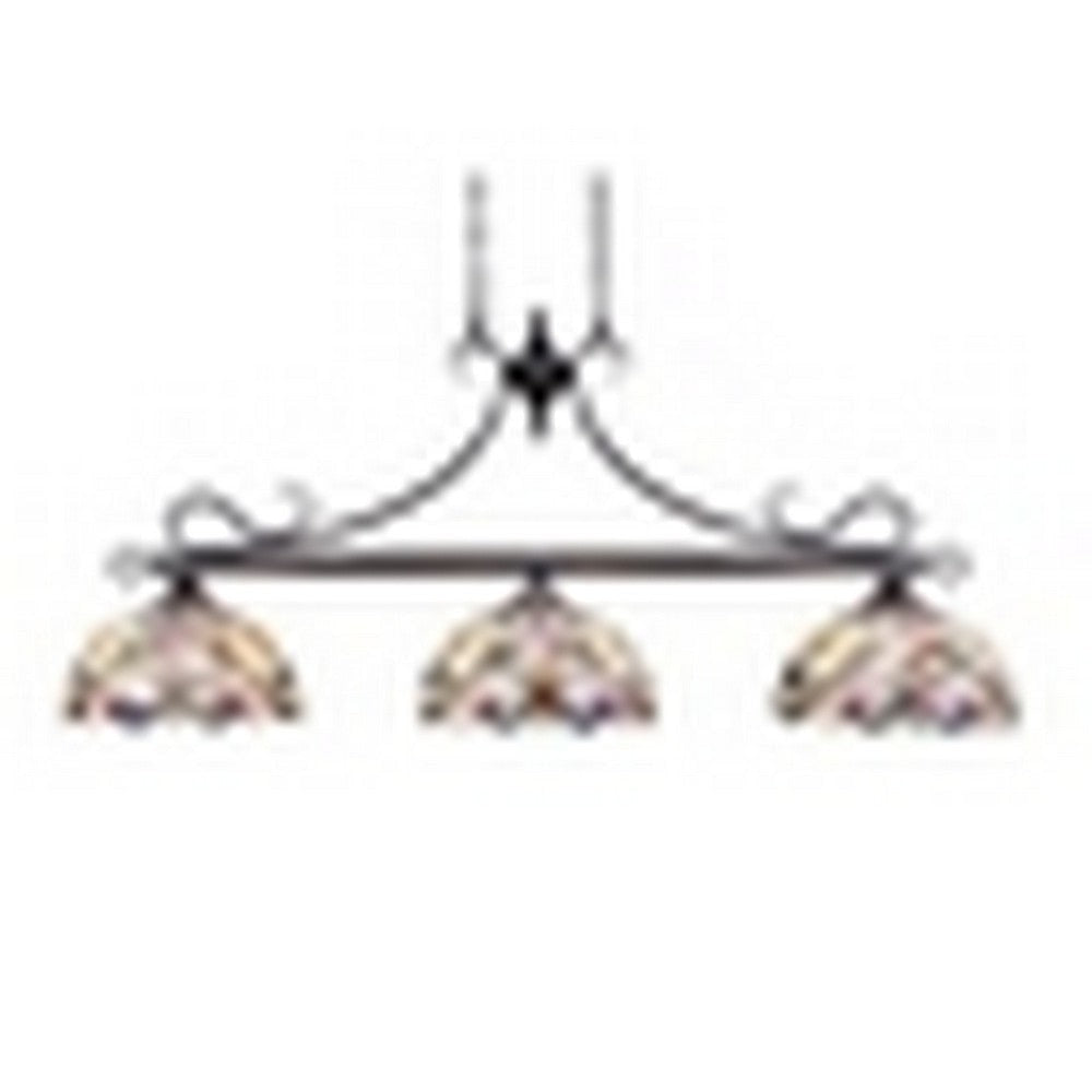 CHLOE Lighting GRENVILLE Victorian-Style Dark Bronze 3 Light Island Pendant 47’’ Wide CHL-CH3T381VB47-IL3