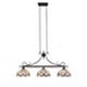CHLOE Lighting GRENVILLE Victorian-Style Dark Bronze 3 Light Island Pendant 47" Wide