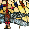CHLOE Lighting EMPRESS Dragonfly Tiffany-style Dark Bronze 2 Light Table Lamp 16’’ Wide CHL-CH3T471GD16-TL2