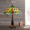 CHLOE Lighting EMPRESS Dragonfly Tiffany-style Dark Bronze 2 Light Table Lamp 16’’ Wide CHL-CH3T471GD16-TL2