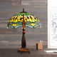 CHLOE Lighting EMPRESS Dragonfly Tiffany-style Dark Bronze 2 Light Table Lamp 16’’ Wide CHL-CH3T471GD16-TL2