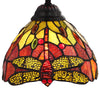 CHLOE Lighting EMPRESS Dragonfly Tiffany-style Dark Bronze 1 Light Mini Pendant 8’’ Wide CHL-CH3T471RD08-DP1