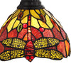 CHLOE Lighting EMPRESS Dragonfly Tiffany-style Dark Bronze 1 Light Wall Sconce 8’’ Wide CHL-CH3T471RD08-WS1