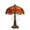 CHLOE Lighting "EMPRESS" Tiffany-style Dragonfly 2 Light Table Lamp 16" Shade