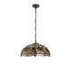 CHLOE Lighting EMPRESS Tiffany-style Blackish Bronze 3 Light Hanging Pendant 18’’ Wide CHL-CH3T471RD18-DP3