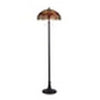 CHLOE Lighting "EMPRESS" Tiffany-style Dragonfly 2 Light Floor Lamp 18" Shade