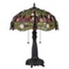 CHLOE Lighting ’EMPRESS’ Tiffany-style Dragonfly 2 Light Table Lamp 18’’ Shade CHL-CH3T471RD18-TL2
