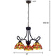 CHLOE Lighting EMPRESS Dragonfly Tiffany-style Dark Bronze 3 Light Mini Chandelier 24’’ Wide CHL-CH3T471RD24-DD3