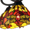 CHLOE Lighting EMPRESS Dragonfly Tiffany-style Dark Bronze 5 Light Large Chandelier 27’’ Wide CHL-CH3T471RD27-DD5