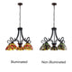 CHLOE Lighting EMPRESS Dragonfly Tiffany-style Dark Bronze 5 Light Large Chandelier 27’’ Wide CHL-CH3T471RD27-DD5