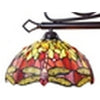 CHLOE Lighting EMPRESS Dragonfly Tiffany-Style Dark Bronze 3 Light Island Pendant 48’’ Wide CHL-CH3T471RD48-IL3