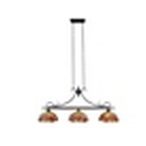CHLOE Lighting EMPRESS Dragonfly Tiffany-Style Dark Bronze 3 Light Island Pendant 48" Wide