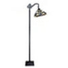 CHLOE Lighting VINCENT Tiffany-Style Blackish Bronze 1-Light Mission Reading Floor Lamp 11’’ Shade CHL-CH3T523BM11-RF1