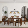 CHLOE Lighting VINCENT Mission Tiffany-Style 3 Light Island Pendant 47’’ Wide CHL-CH3T523BM47-IL3