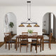 CHLOE Lighting VINCENT Mission Tiffany-Style 3 Light Island Pendant 47’’ Wide CHL-CH3T523BM47-IL3