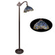 CHLOE Lighting SUNNIVA Dragonfly-Style 1-Light Dark Bronze Finish Reading Floor Lamp 11’’ Shade CHL-CH3T524BD11-RF1