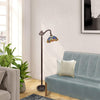 CHLOE Lighting SUNNIVA Dragonfly-Style 1-Light Dark Bronze Finish Reading Floor Lamp 11’’ Shade CHL-CH3T524BD11-RF1