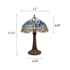 CHLOE Lighting SUNNIVA Dragonfly-Style Dark Bronze 1 Light Table Lamp 12" Wide