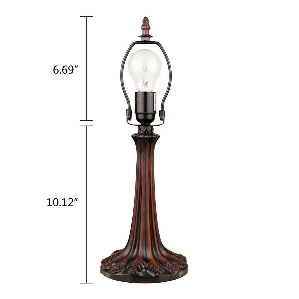 CHLOE Lighting SUNNIVA Dragonfly-Style Dark Bronze 1 Light Table Lamp 12" Wide