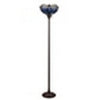CHLOE Lighting SUNNIVA Dragonfly-Style Dark Bronze 1 Light Torchiere Floor Lamp 14’’ Wide CHL-CH3T524BD14-TF1