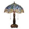 CHLOE Lighting SUNNIVA Dragonfly-Style Dark Bronze 2 Light Table Lamp 16" Wide