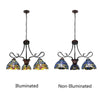 CHLOE Lighting SUNNIVA Dragonfly Tiffany-Style 3 Light Chandelier 25’’ Wide CHL-CH3T524BD25-DD3