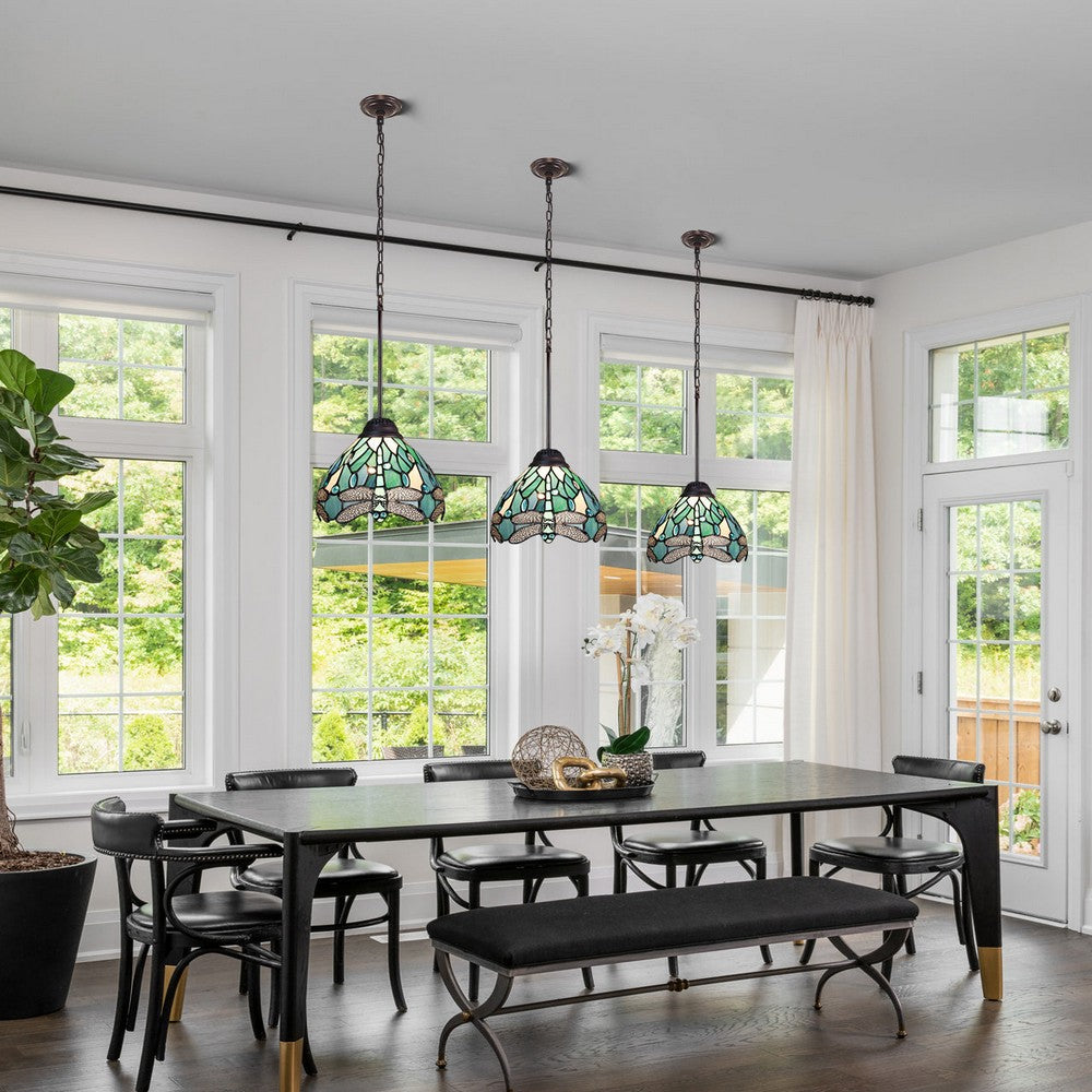 CH3T524GD08-DP1 Antique Dark Bronze Pendant Light
