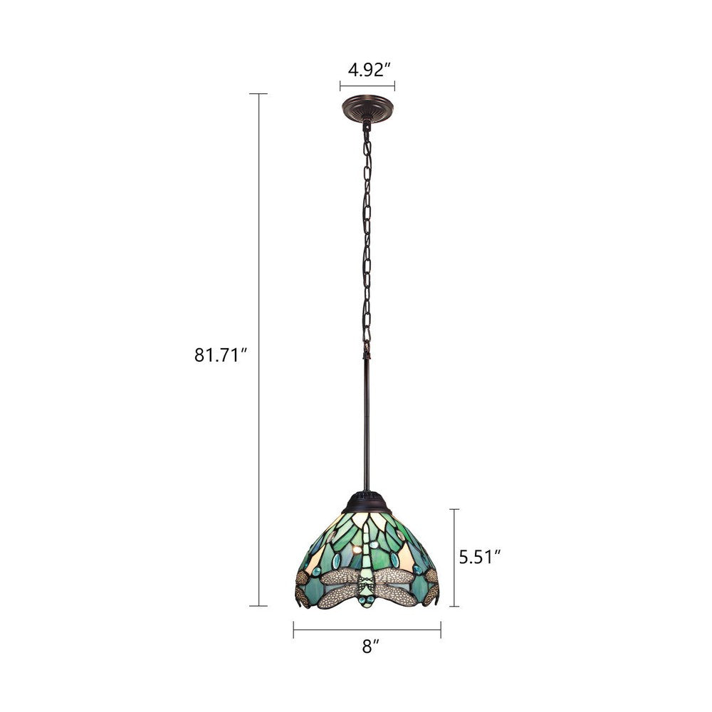CH3T524GD08-DP1 Antique Dark Bronze Pendant Light