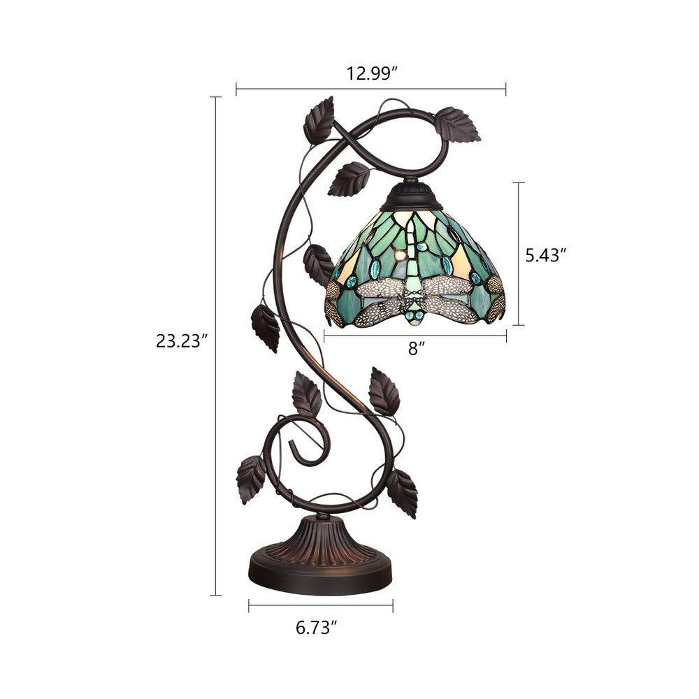 CH3T524GD08-NT1 Antique Dark Bronze Table Lamp