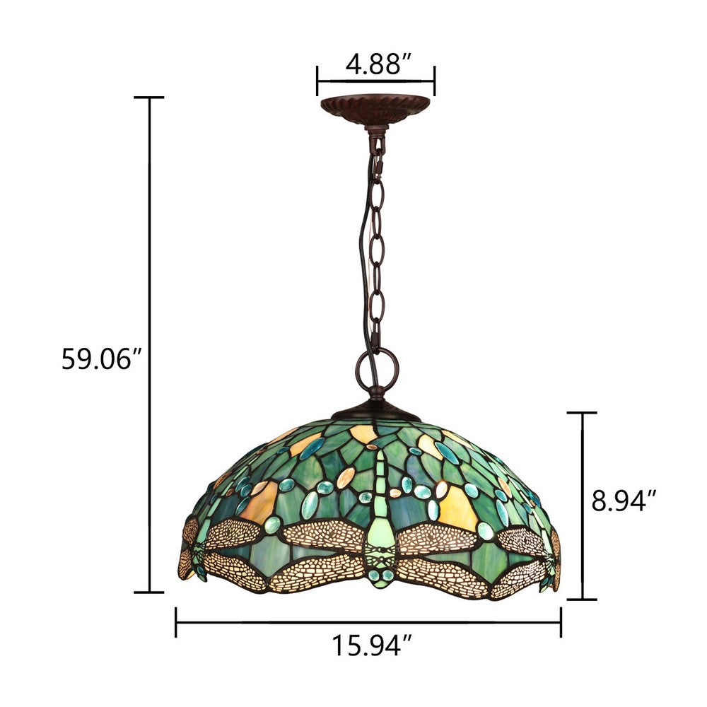 CH3T524GD16-DP2 Dark Bronze Pendant Light