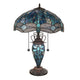 CH3T524GD16-DT3 Dark Bronze Double Lit Table Lamp