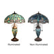 CH3T524GD16-DT3 Dark Bronze Double Lit Table Lamp