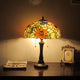 Lighting SARAI Floral 2 Light Dark Bronze Table Lamp 16’’ Wide CHL-CH3T617OF16-TL2