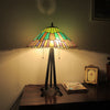 Lighting LANDRY Tiffany-style 3 Light Geometric Table Lamp 20’’ Shade CHL-CH3T924GG20-TL3