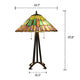 Lighting LANDRY Tiffany-style 3 Light Geometric Table Lamp 20’’ Shade CHL-CH3T924GG20-TL3