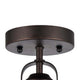 9 Inches Industrial Style Round Metal Shade Ceiling Fixture Bronze CHL-CH54050RB09-SF1