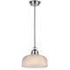 IRONCLAD Industrial-style 1 Light Chrome Finish Ceiling Mini Pendant 11" Wide