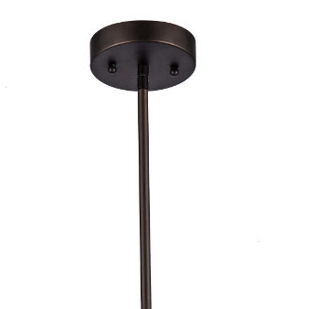IRONCLAD Industrial-style 1 Light Rubbed Bronze Ceiling Mini Pendant 7’’ Shade CHL-CH58056RB07-DP1