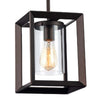 IRONCLAD Industrial-style 1 Light Rubbed Bronze Ceiling Mini Pendant 7’’ Shade CHL-CH58056RB07-DP1