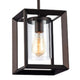 IRONCLAD Industrial-style 1 Light Rubbed Bronze Ceiling Mini Pendant 7’’ Shade CHL-CH58056RB07-DP1