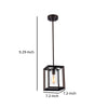 IRONCLAD Industrial-style 1 Light Rubbed Bronze Ceiling Mini Pendant 7’’ Shade CHL-CH58056RB07-DP1