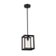 IRONCLAD Industrial-style 1 Light Rubbed Bronze Ceiling Mini Pendant 7" Shade