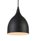 Industrial Style Metal Body Ceiling Pendant with One Light Black CHL-CH58070BK07-DP1