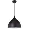 Chloe Lighting Walter Industrial 1 Light Textured Black Mini Pendant Ceiling Fixture 14’’ Wide CHL-CH58070BK14-DP1