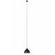 Chloe Lighting Walter Industrial 1 Light Textured Black Mini Pendant Ceiling Fixture 14’’ Wide CHL-CH58070BK14-DP1
